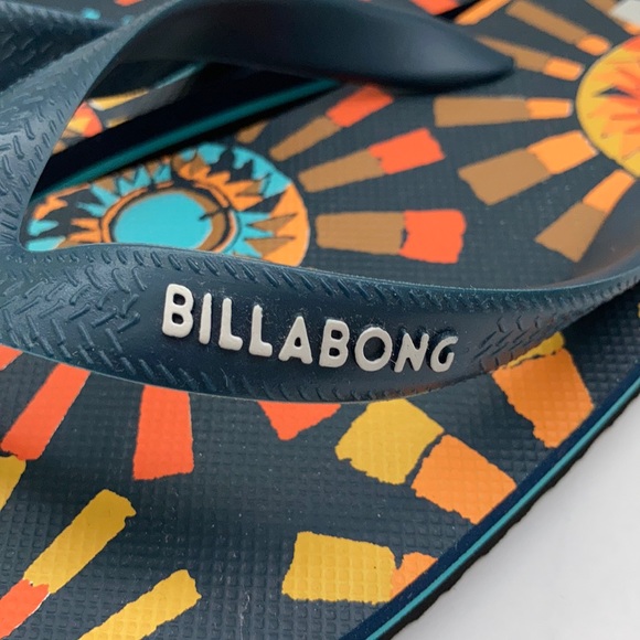 Billabong flip flop slippers. size 2 - Picture 8 of 8